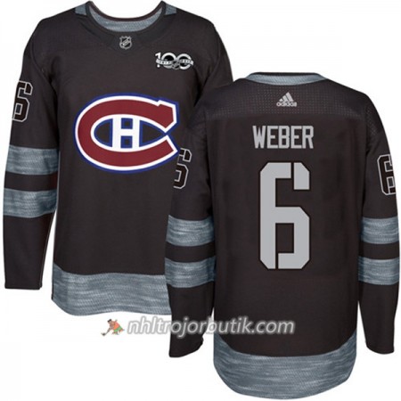 Män Ishockey Montreal Canadiens Tröja Shea Weber 6 1917-2017 100th Anniversary Adidas Svart Authentic Män Ishockey Montreal Canadiens Tröja Shea Weber 6 1917-2017 100th Anniversary Adidas Svart Authentic